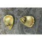 Vintage Women's Black and Gold Earrings - A+ Stuff - Earrings - A+ Stuff