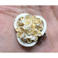 Vintage Women's Clip - On White Flower and Faux Pearl Earrings - A+ Stuff - Earrings - A+ Stuff