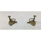Vintage Women's Japanese Damascene fan K24 Gold Tone Screw Back Earrings - A+ Stuff - Earrings - A+ Stuff
