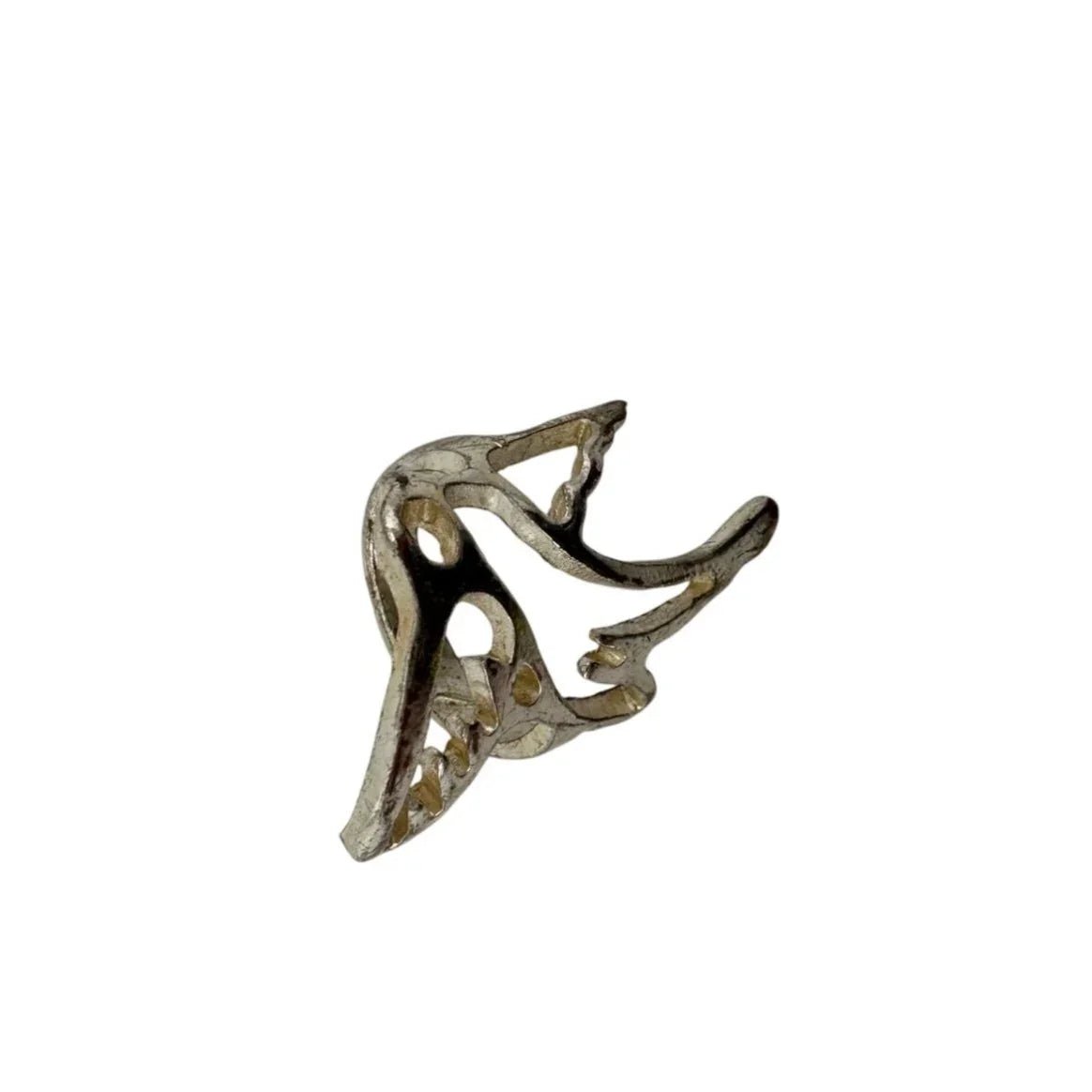 Vintage Women's Silver Toned Geometric Ring - A+ Stuff - Ring - A+ Stuff