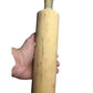 Vintage Wooden Rolling Pin with Green Handles - A+ Stuff - primitive kitchen tools - A+ Stuff