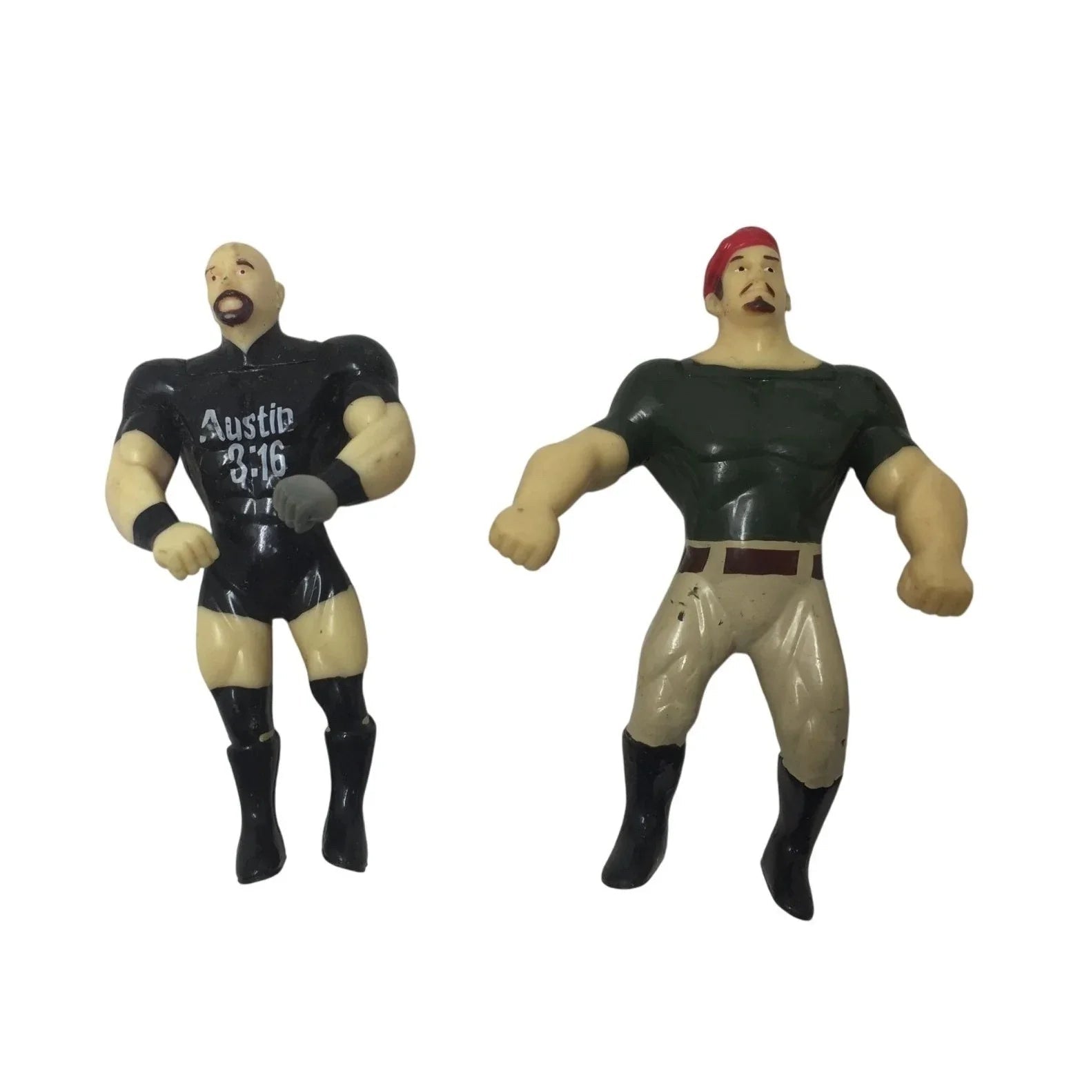 Vintage WWE 1998 Titan Sports Inc. Just Toys Inc, Miniature Toy Figures - A+ Stuff - Toys - A+ Stuff