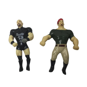Vintage WWE 1998 Titan Sports Inc. Just Toys Inc, Miniature Toy Figures
