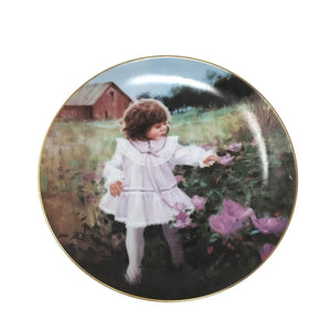 Vintage Zolan Collectible Plate ''Ribbons and Roses''