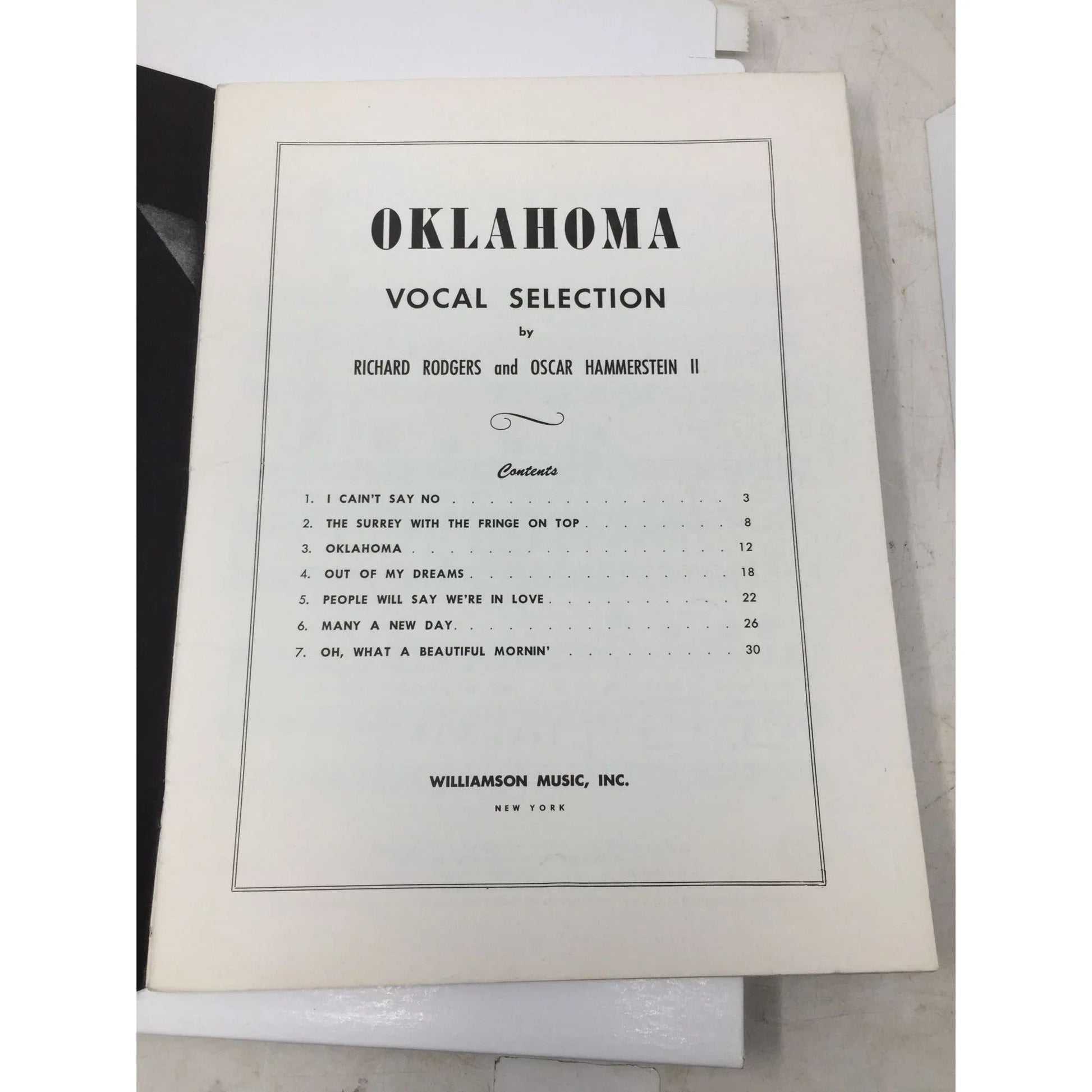Vocal Selection - ''Oklahoma!'' by Richard Rodgers and Oscar Hammerstein II - A+ Stuff - SHEET MUSIC - A+ Stuff