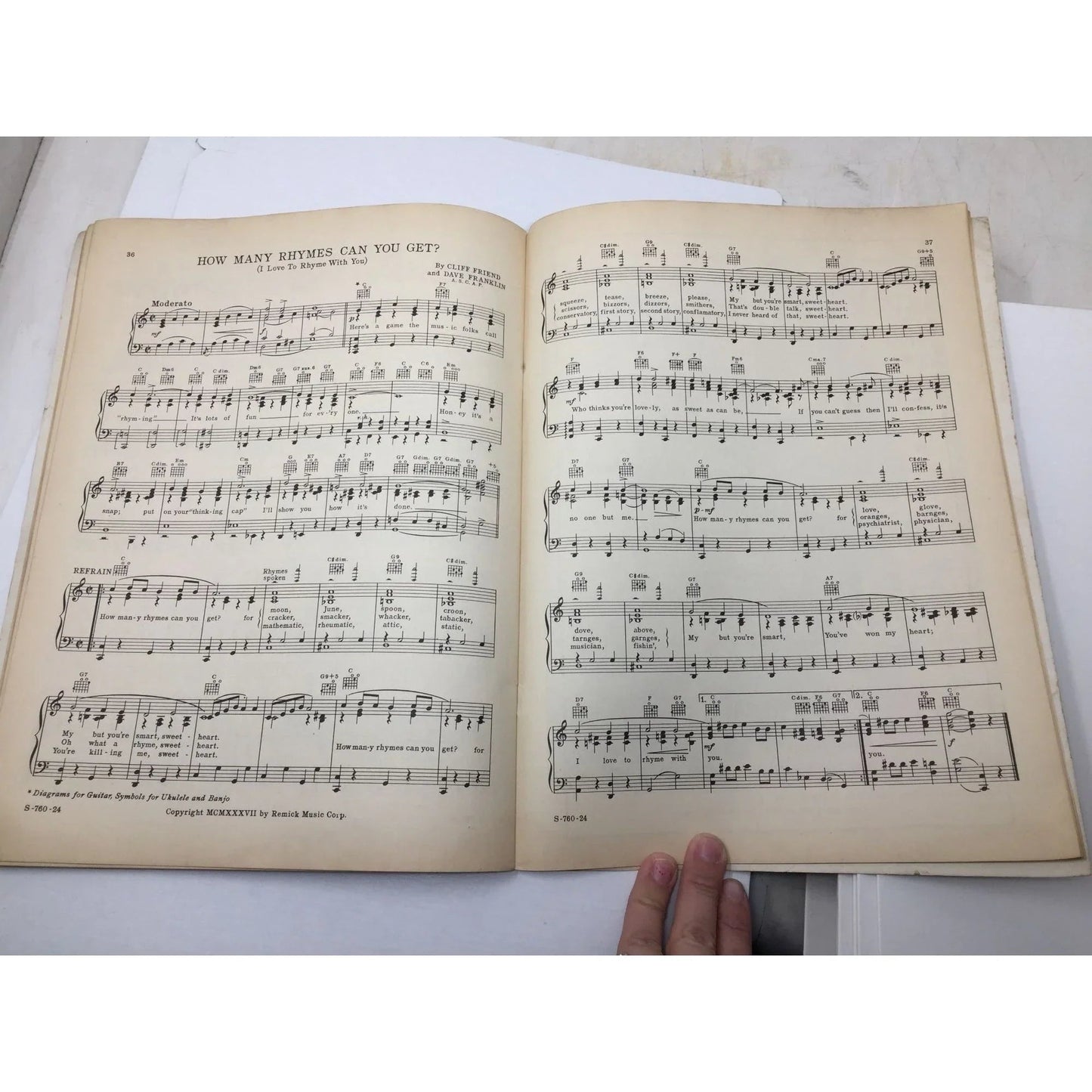 Volume 1 - Warner Bros Song Folio with words and music - A+ Stuff - SHEET MUSIC - A+ Stuff