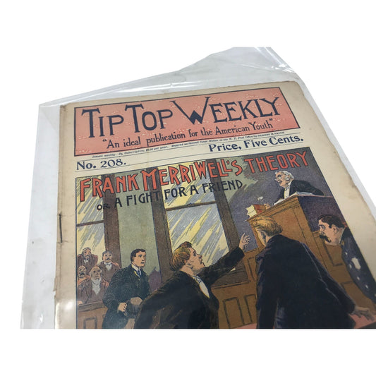 Antique Tip Top Weekly No 210 ''An ideal publication for the American Youth''