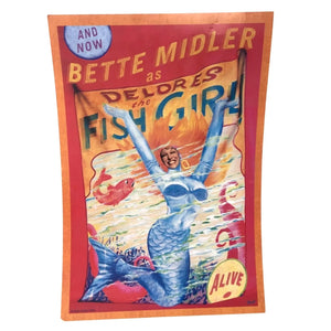 Bette Midler As Delores the Fish Girl Concert Poster 19x13 inches (2004)