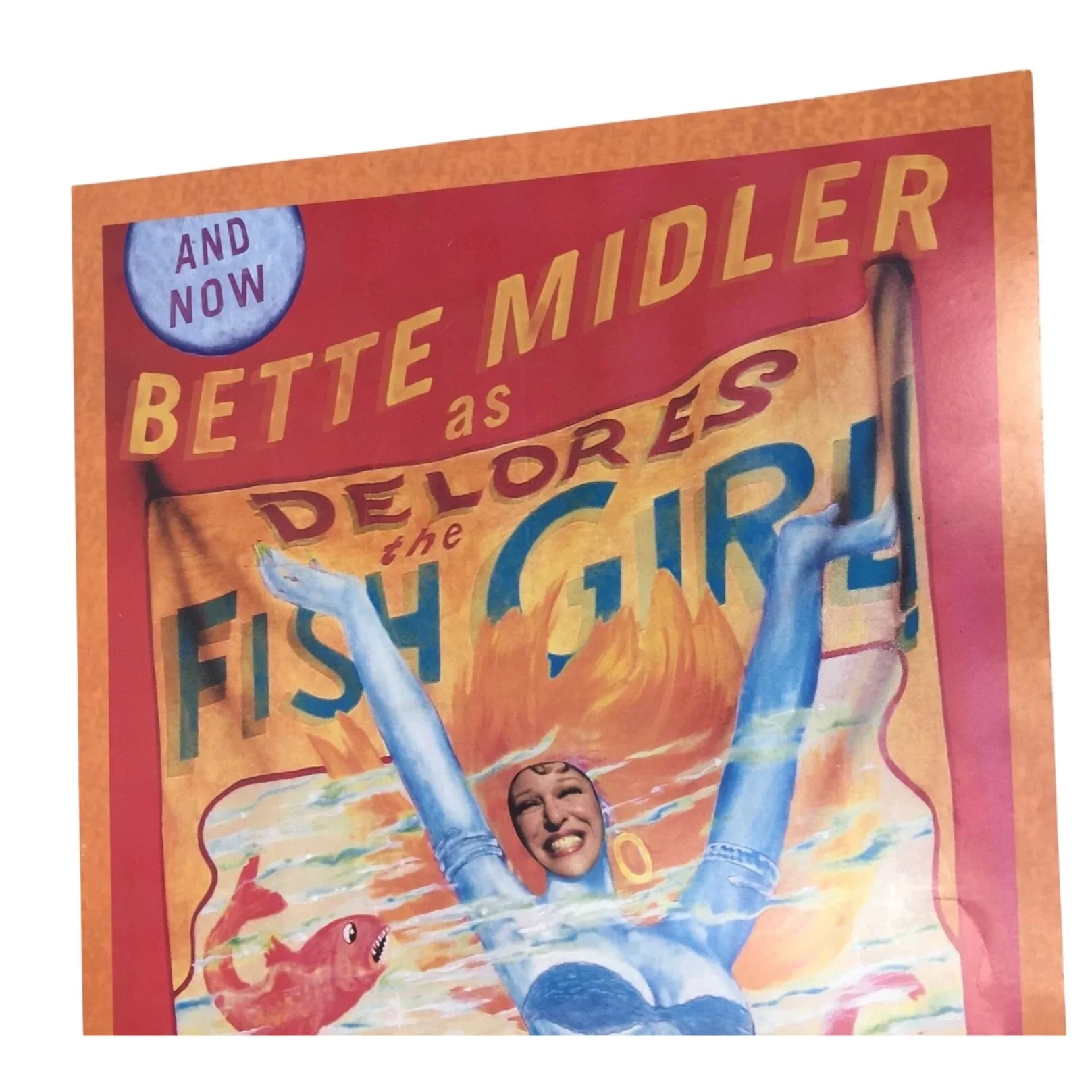 Bette Midler As Delores the Fish Girl Concert Poster 19x13 inches (2004) - A+ Stuff