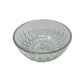 Vintage Clear Glass Bowl with Sunburst Design - 2'' tall and 5.5'' wide