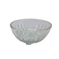 Vintage Clear Glass Bowl with Sunburst Design - 2'' tall and 5.5'' wide