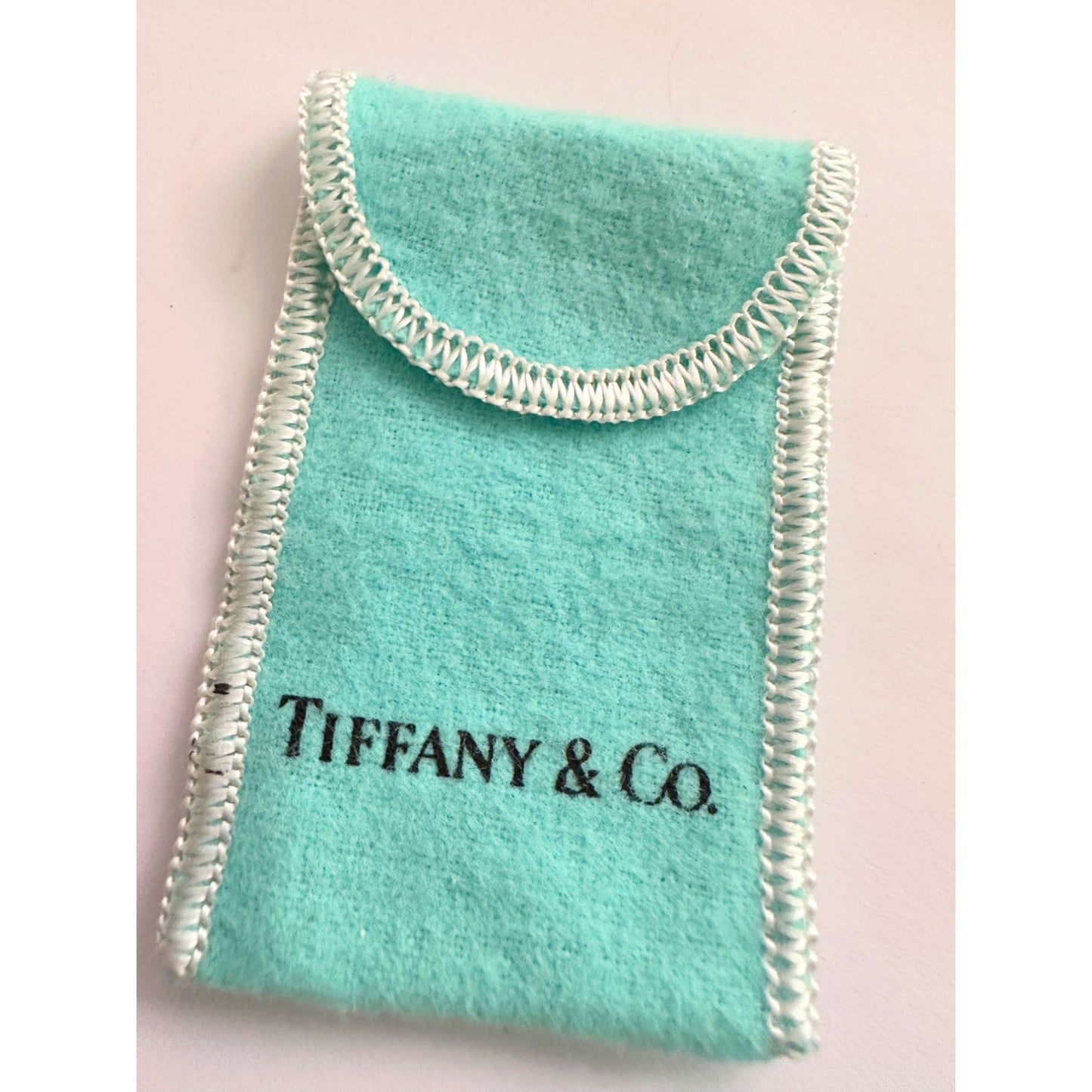 Tiffany & Co Elsa Peretti Open Heart Necklace in Sterling Silver with Dust Bag & Box