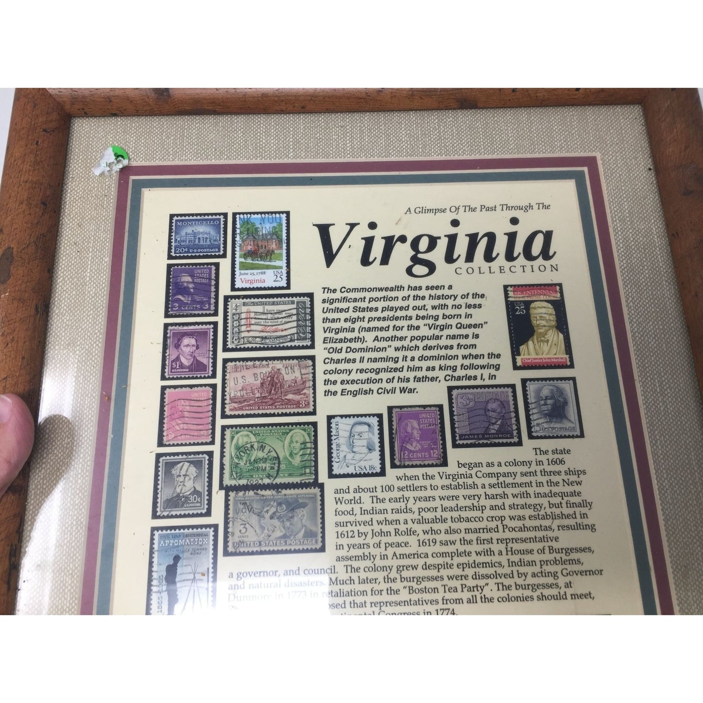 A Glimpse of The Past Through The Virginia Collection Stamp Collection