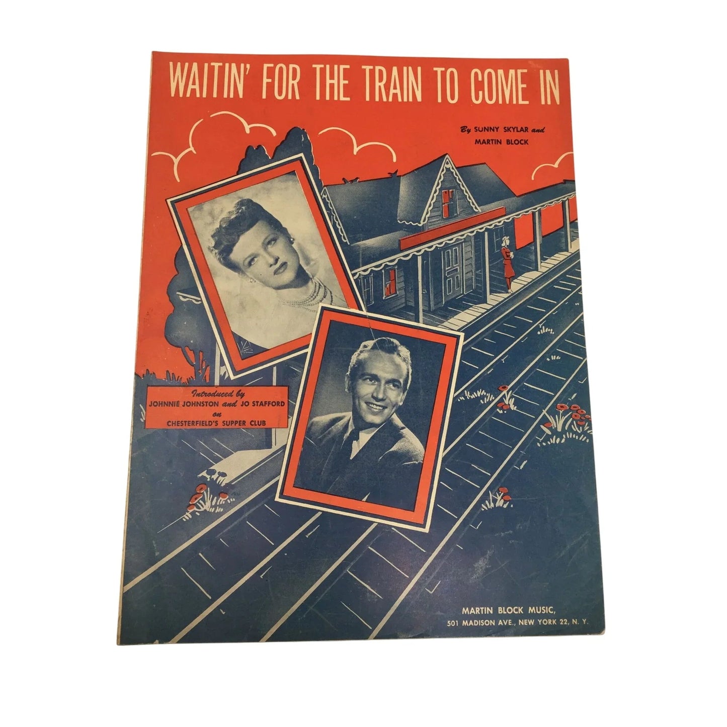 ''Waitin' For The Train To Come in'' by Sunny Skylar and Martin Block - A+ Stuff - SHEET MUSIC - A+ Stuff