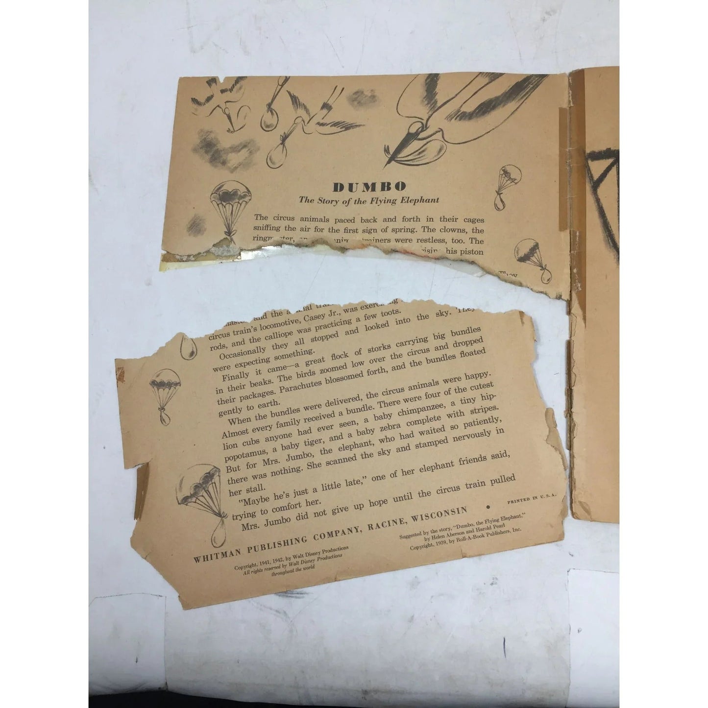 ''Walt Disney's DUMBO The Story of the Flying Elephant'' Paperback Book - A+ Stuff - Books - A+ Stuff