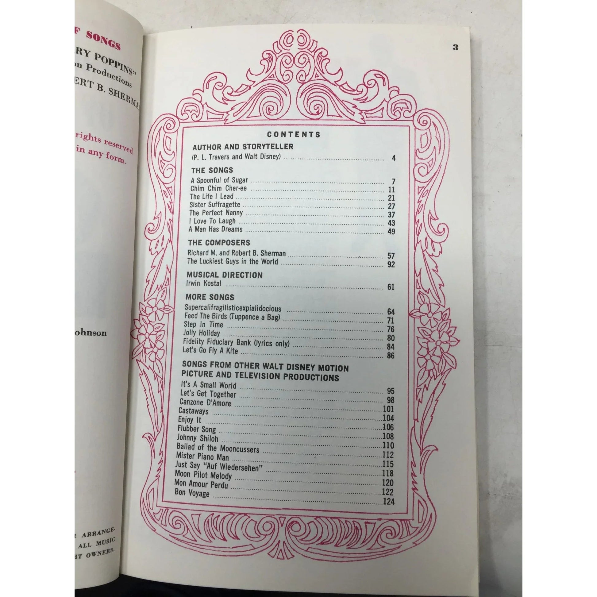 Walt Disney's Mary Poppins Pocketbook of Songs - A+ Stuff - Books - A+ Stuff