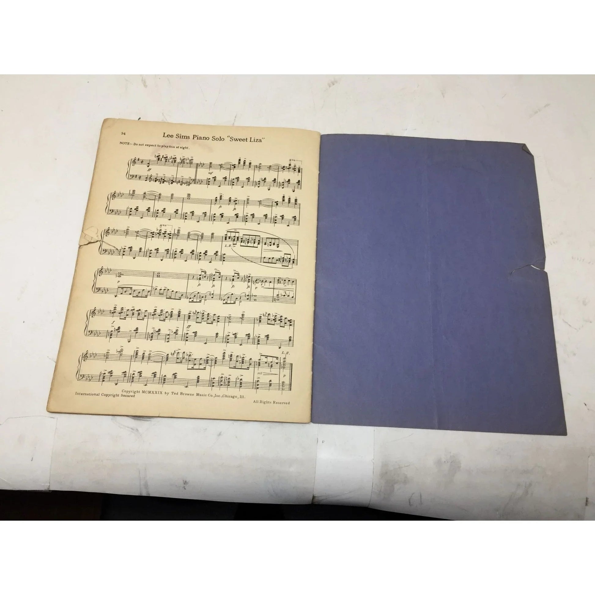 Walton Perkins Popular Piano Method (Jazz) Vintage Sheet music book - A+ Stuff - SHEET MUSIC - A+ Stuff