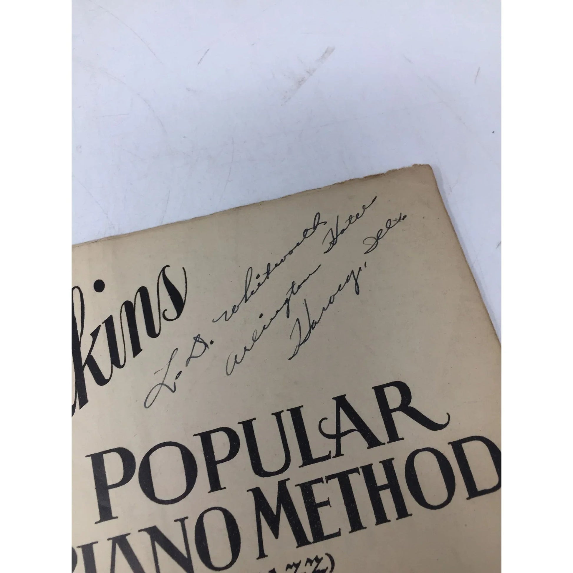 Walton Perkins Popular Piano Method (Jazz) Vintage Sheet music book - A+ Stuff - SHEET MUSIC - A+ Stuff