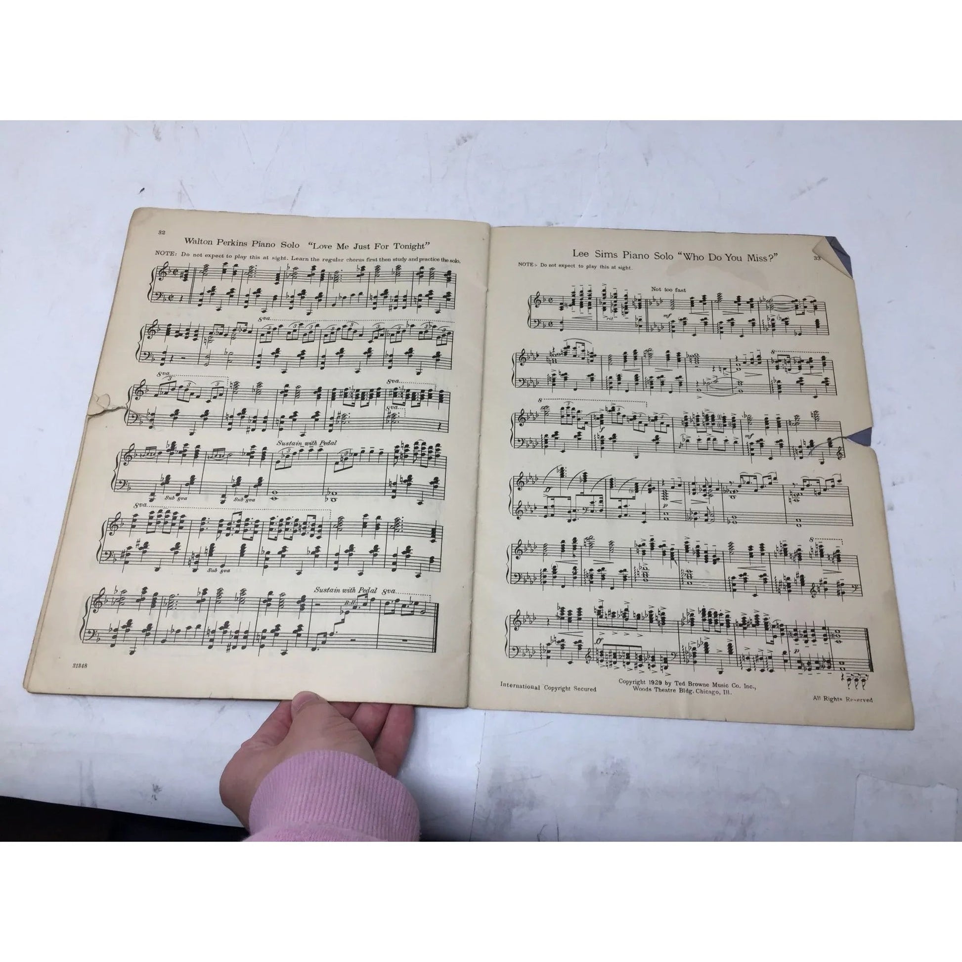 Walton Perkins Popular Piano Method (Jazz) Vintage Sheet music book - A+ Stuff - SHEET MUSIC - A+ Stuff