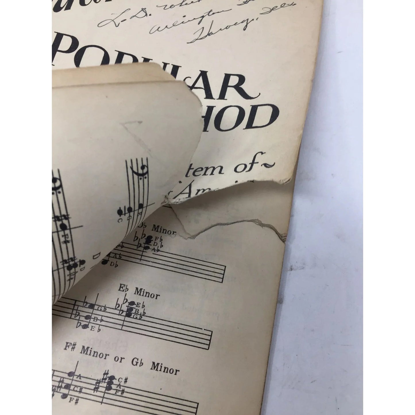 Walton Perkins Popular Piano Method (Jazz) Vintage Sheet music book - A+ Stuff - SHEET MUSIC - A+ Stuff