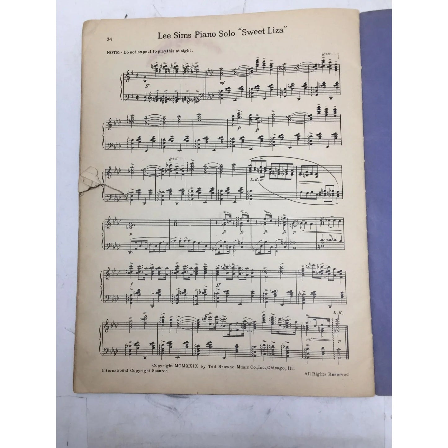 Walton Perkins Popular Piano Method (Jazz) Vintage Sheet music book - A+ Stuff - SHEET MUSIC - A+ Stuff