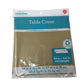 Way To Celebrate Rectangle Gold Table Covers 54” by 108” NEW - A+ Stuff - Holiday Table Decor - A+ Stuff
