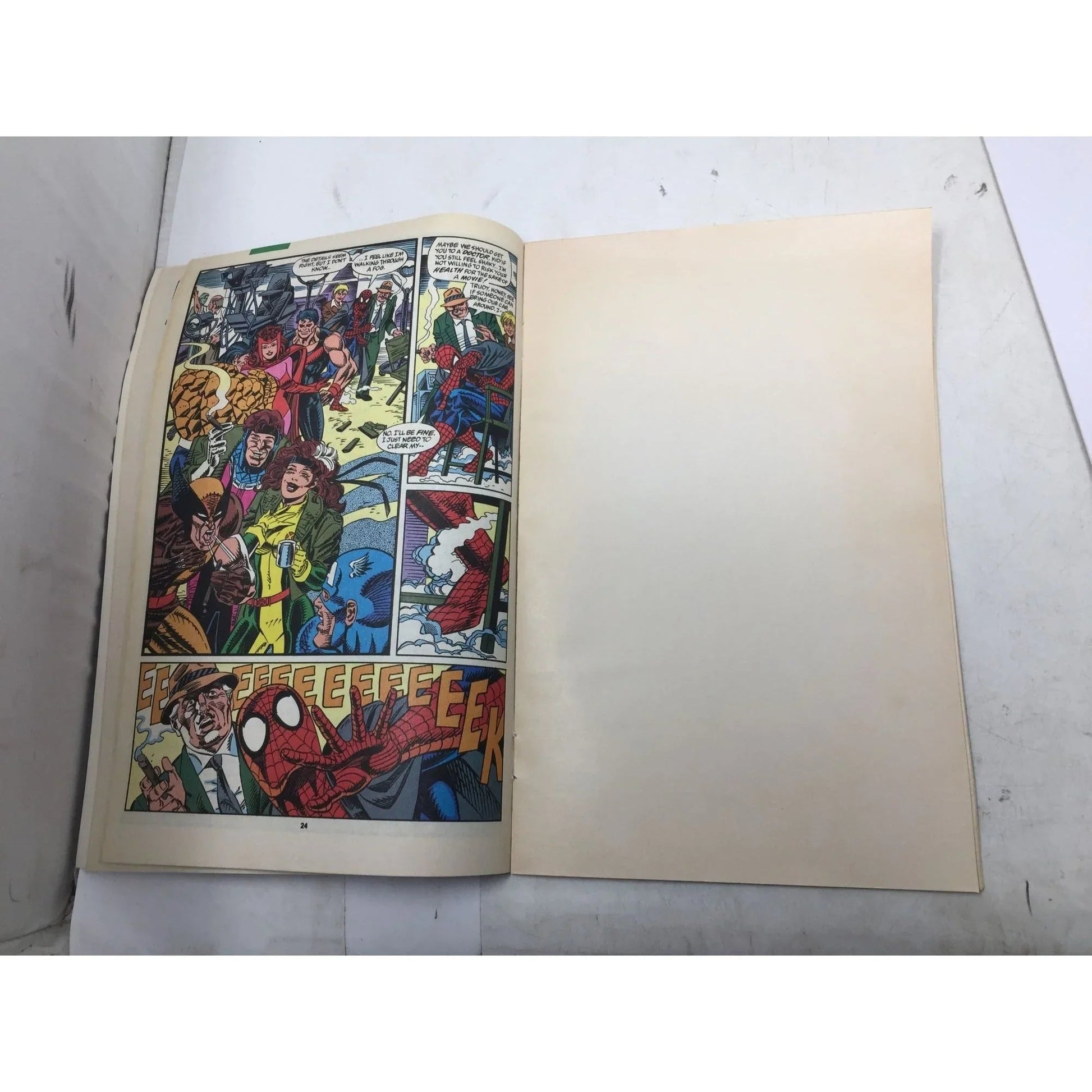 ''Web of Spiderman'' Vintage Marvel Comics Spiderman Comic Book - A+ Stuff - comic book - A+ Stuff