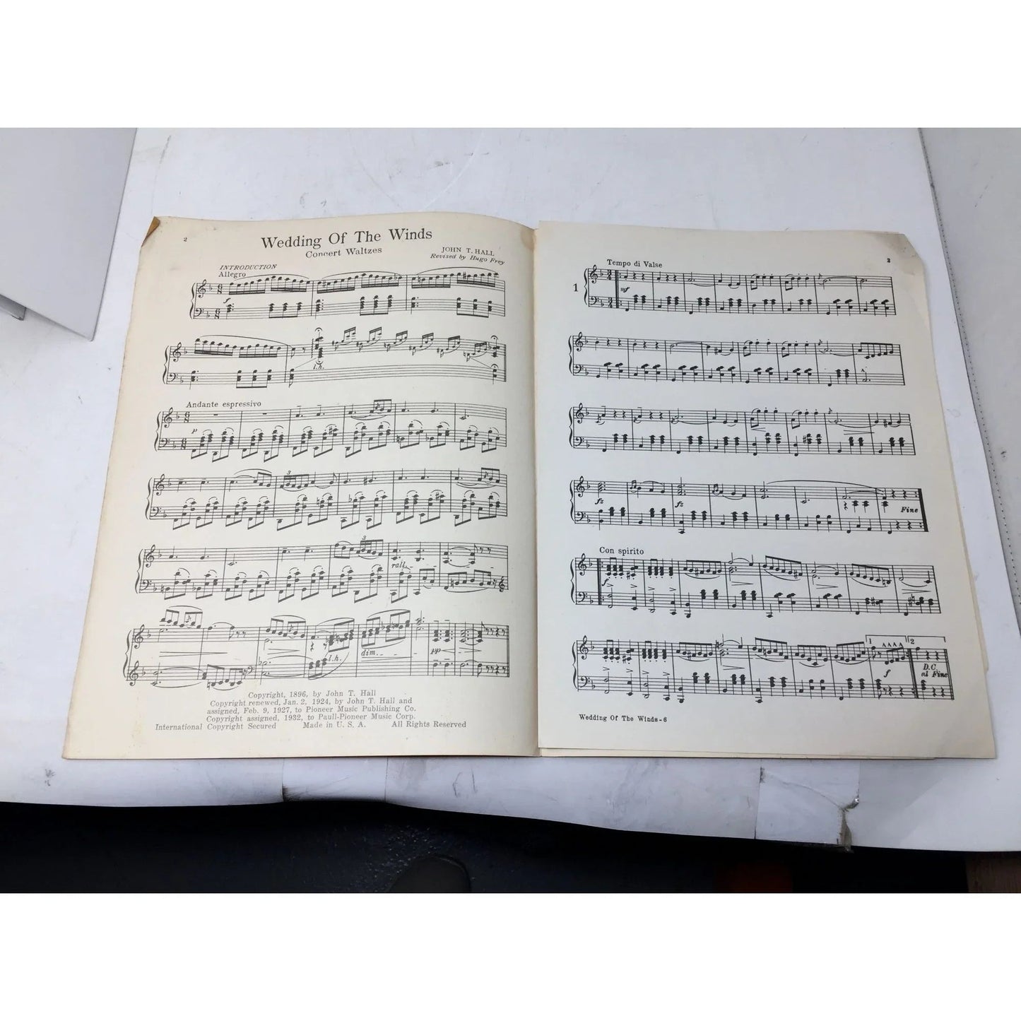 Wedding of The Winds Concert Waltz by John T Hall - A+ Stuff - SHEET MUSIC - A+ Stuff