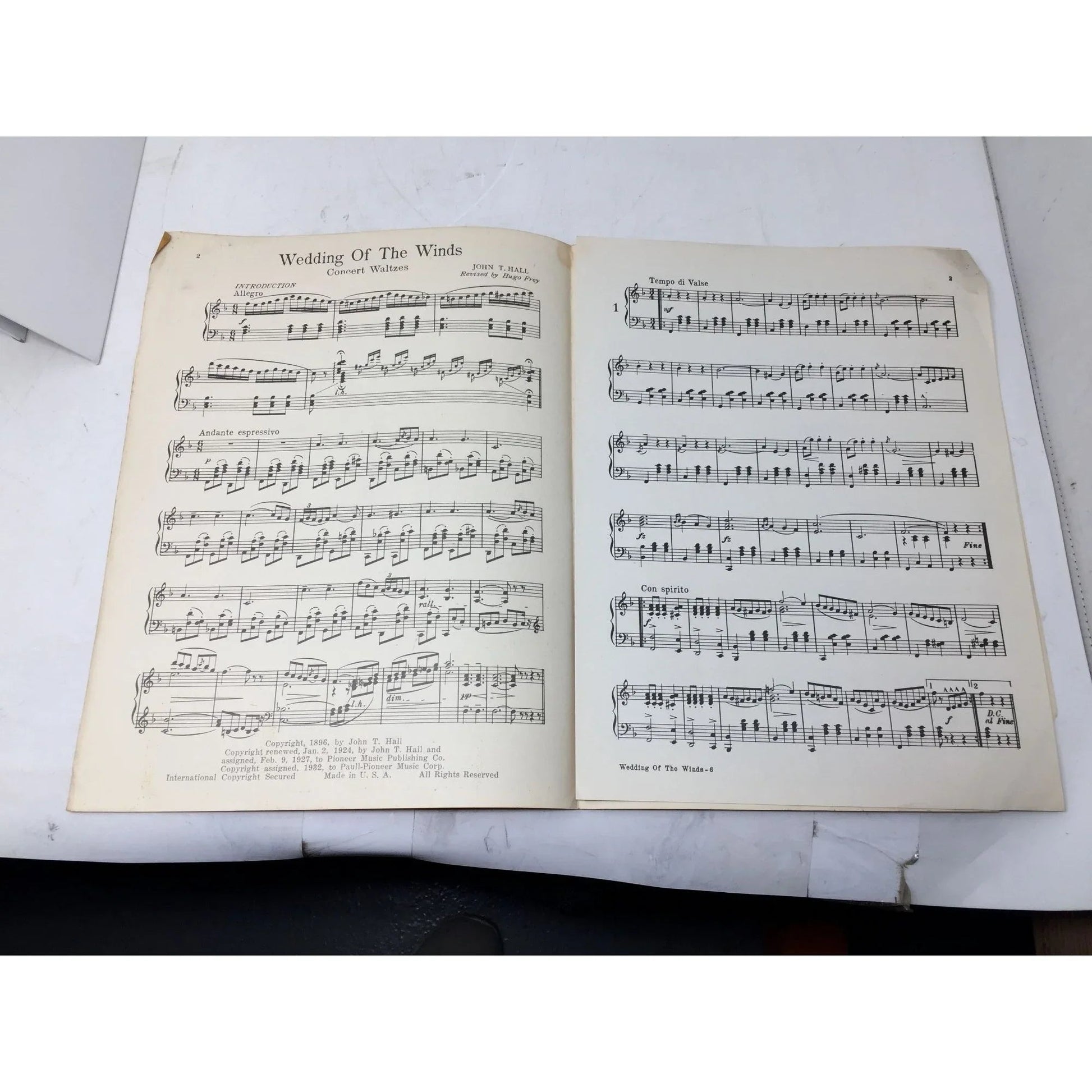 Wedding of The Winds Concert Waltz by John T Hall - A+ Stuff - SHEET MUSIC - A+ Stuff