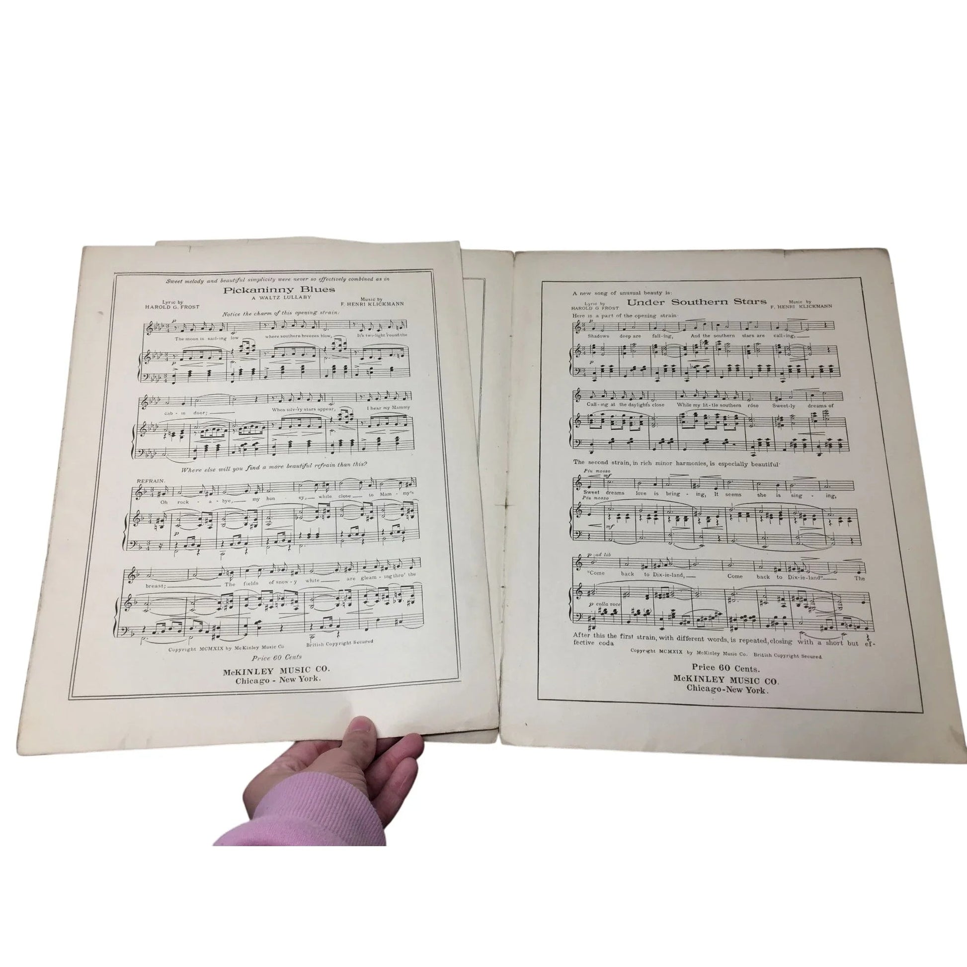 ''Weeping Willow Lane'' Vintage Sheet Music Book - A+ Stuff - SHEET MUSIC - A+ Stuff