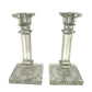 Westmoreland Antique Column Style Etched Glass Candlestick Holders Sun Burst at Base - Westmoreland - Candle Holders - A+ Stuff