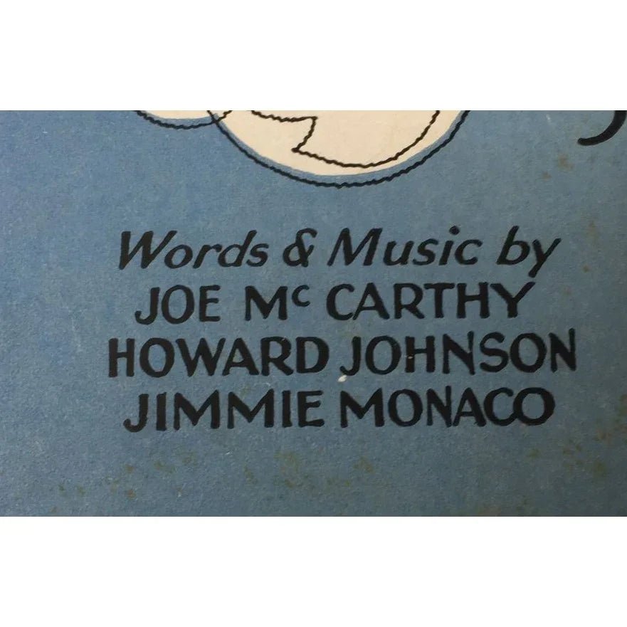 ''What do you want to make those eyes at me for'' Vintage Sheet Music - A+ Stuff - SHEET MUSIC - A+ Stuff