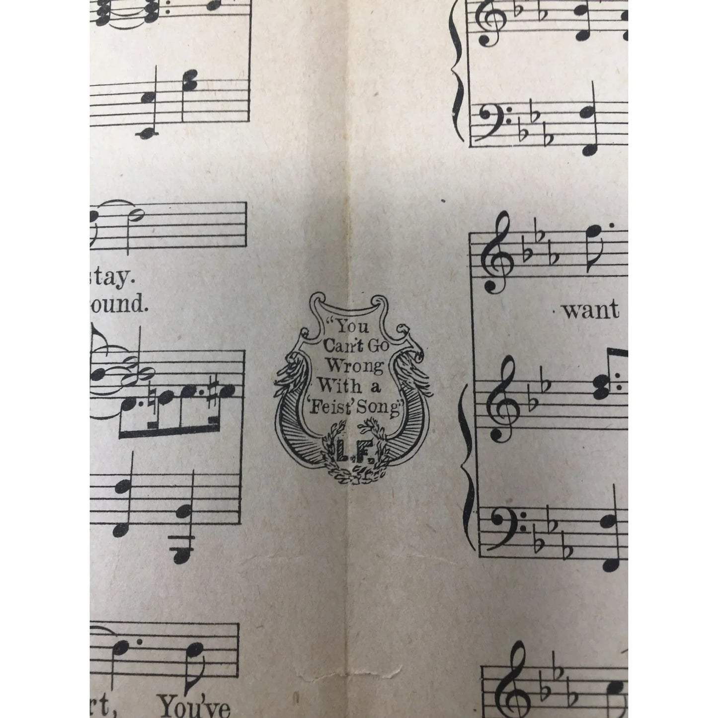 ''What do you want to make those eyes at me for'' Vintage Sheet Music - A+ Stuff - SHEET MUSIC - A+ Stuff