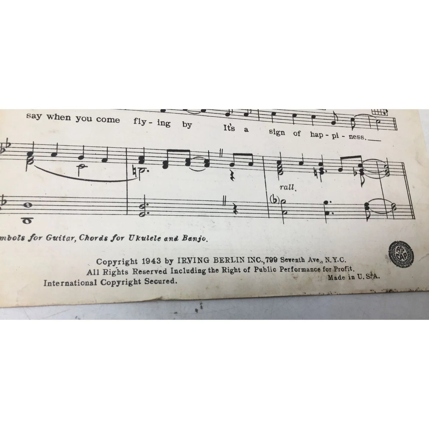 ''What's the Good Word, Mister Blue Bird?'' Vintage Sheet Music - A+ Stuff - sheet music - A+ Stuff