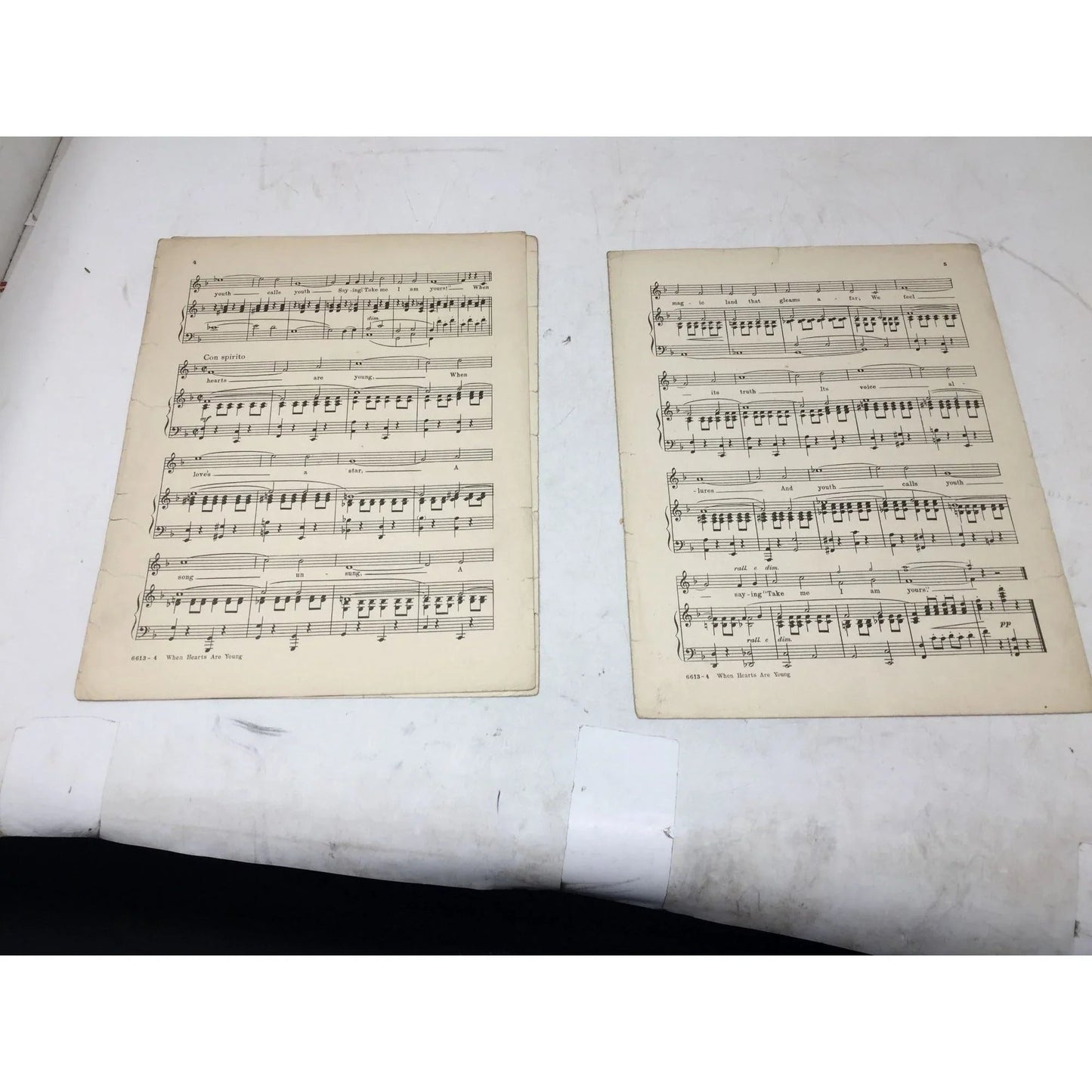 ''When Hearts are Young The Lady in Ermine'' Sheet Music Book - A+ Stuff - SHEET MUSIC - A+ Stuff