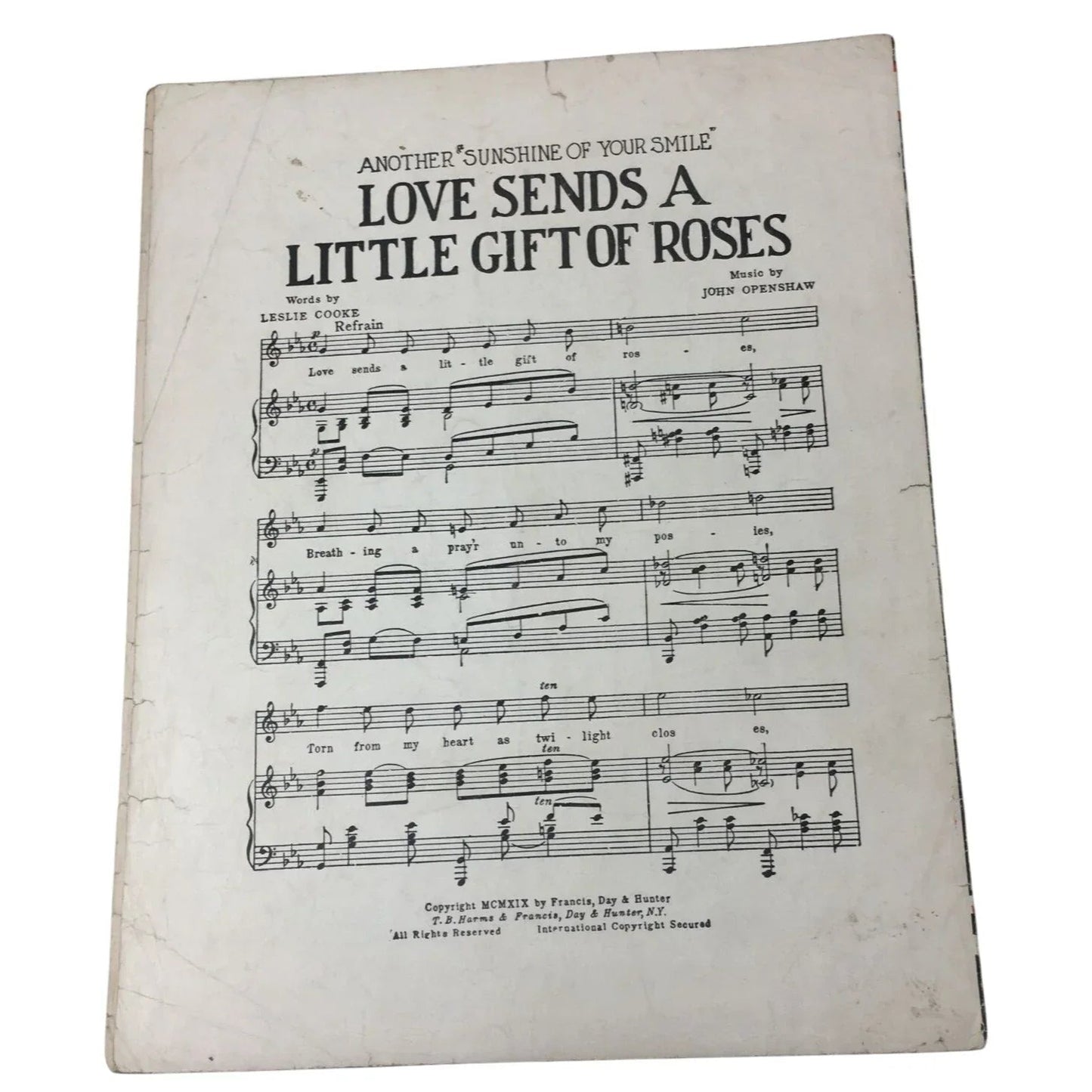 ''When Hearts are Young The Lady in Ermine'' Sheet Music Book - A+ Stuff - SHEET MUSIC - A+ Stuff
