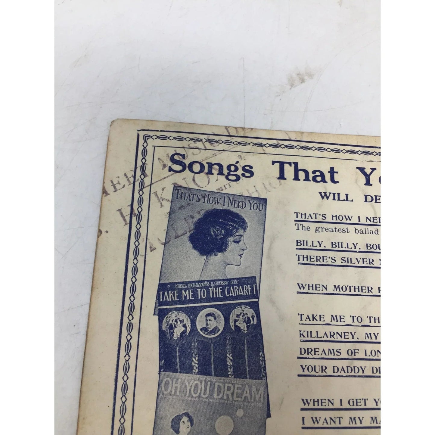 ''When I Get You Alone to Night'' Vintage Sheet Music Book - A+ Stuff - Sheet Music - A+ Stuff