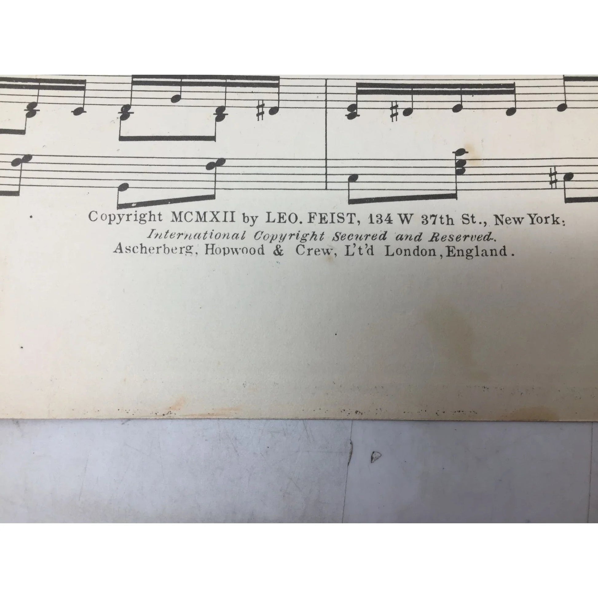 ''When I Get You Alone to Night'' Vintage Sheet Music Book - A+ Stuff - Sheet Music - A+ Stuff