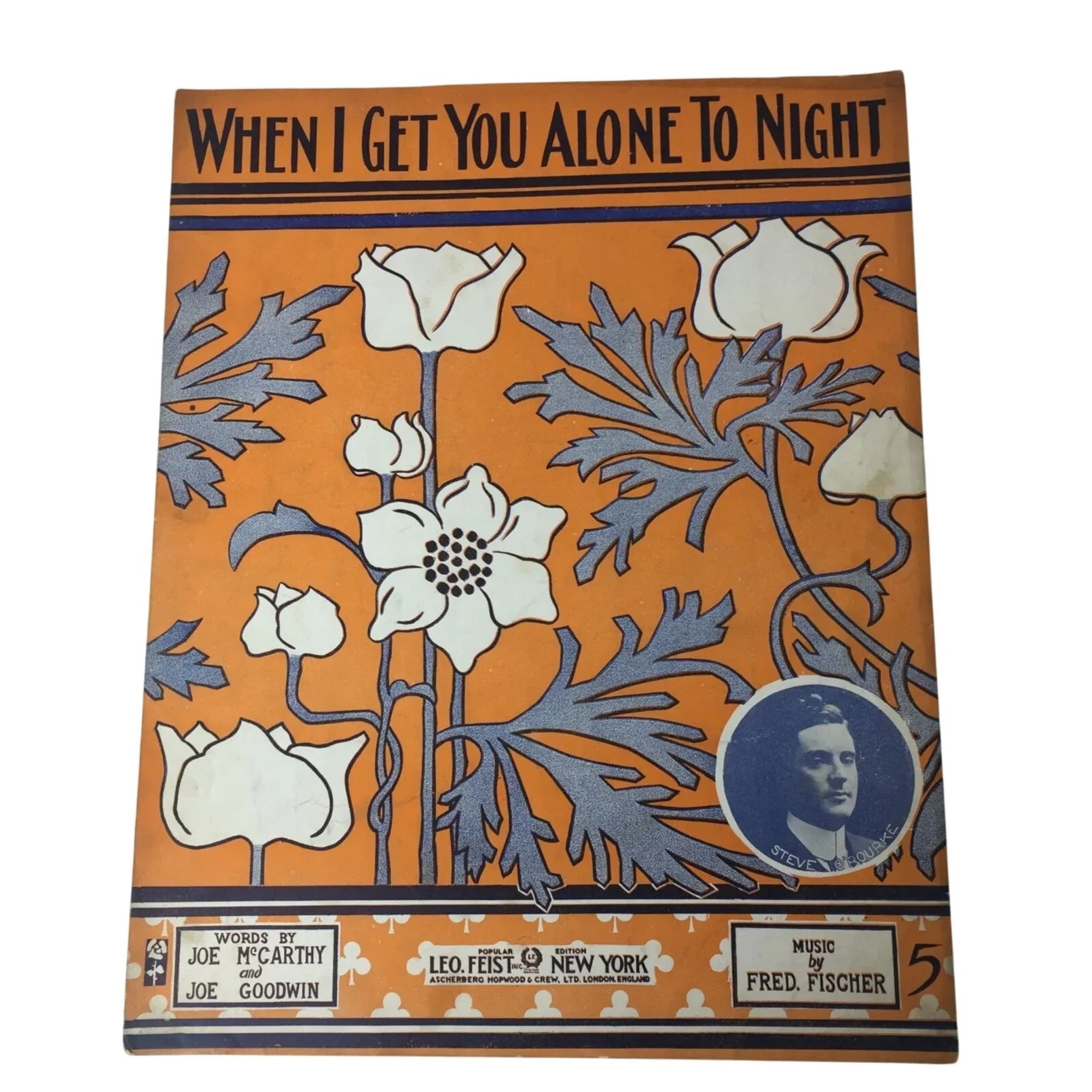 ''When I Get You Alone to Night'' Vintage Sheet Music Book - A+ Stuff - Sheet Music - A+ Stuff