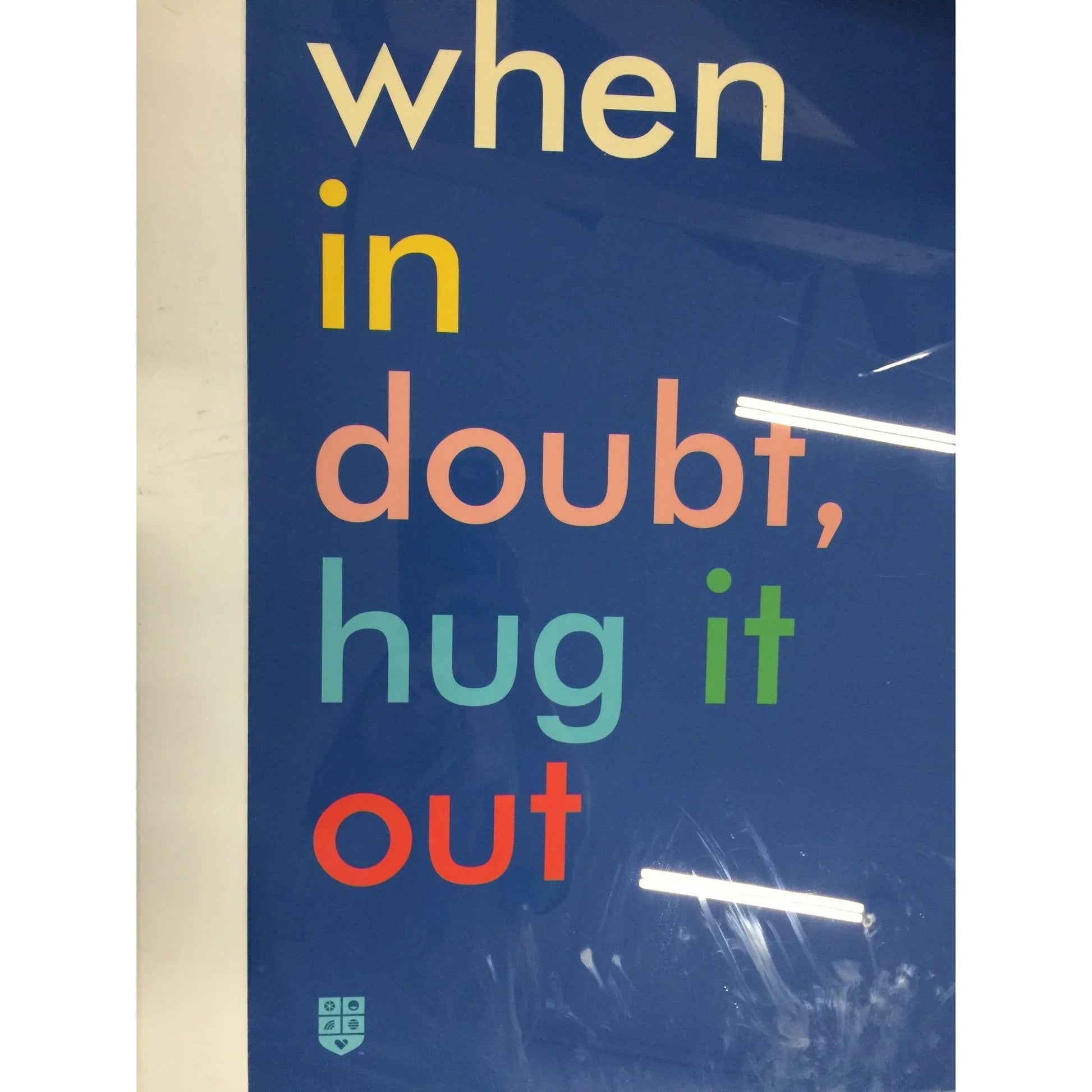 ''When in doubt, hug it out'' Art.com Wall Hanging/Wall Art by Patsy C. - art.com - Posters, Prints, & Visual Artwork - A+ Stuff