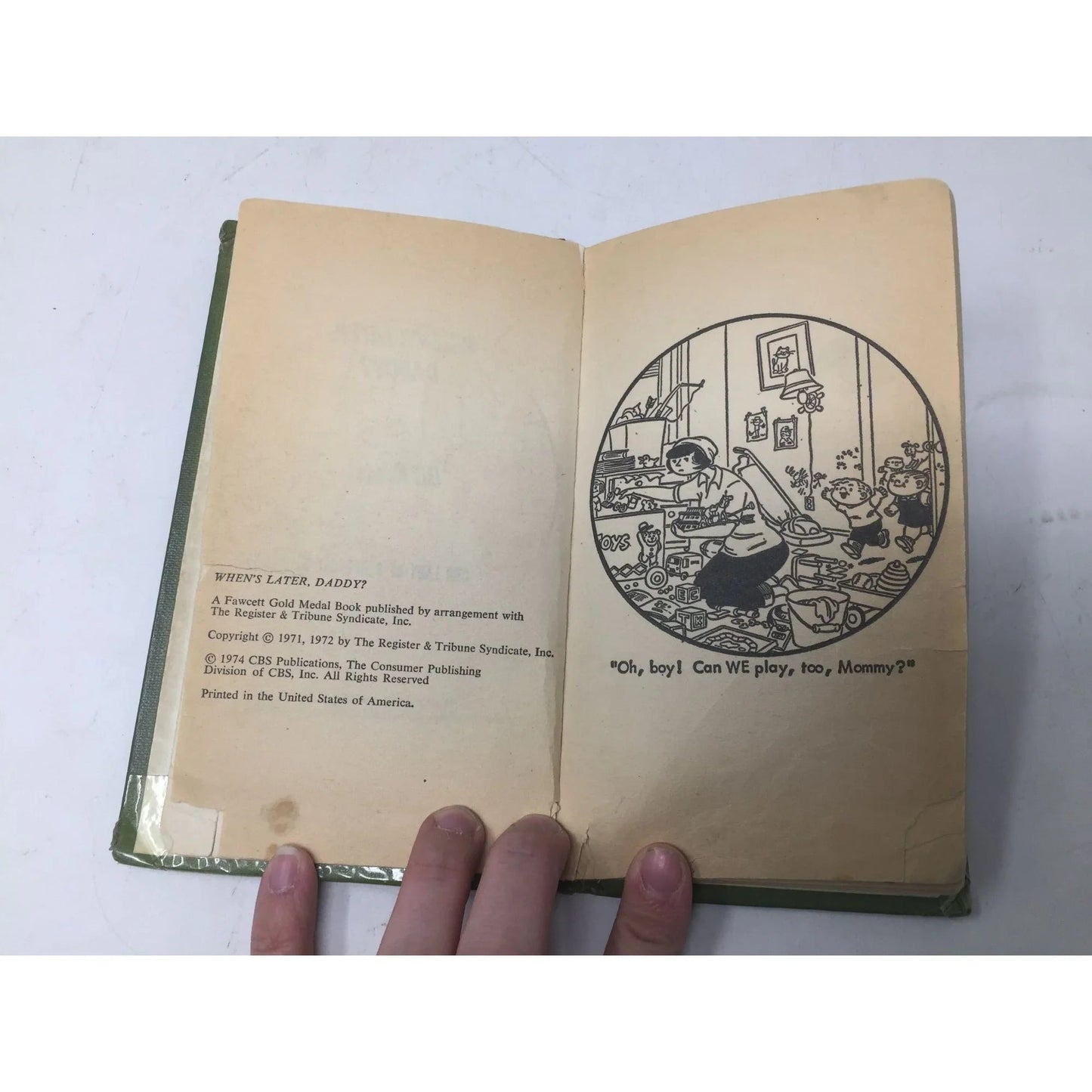 ''When's Later, Daddy?'' by Bil Keane Hardcover Vintage Book - A+ Stuff