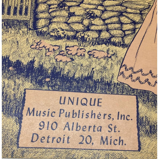 ''Where the apple blossoms fall'' Vintage Sheet music book - A+ Stuff - SHEET MUSIC - A+ Stuff