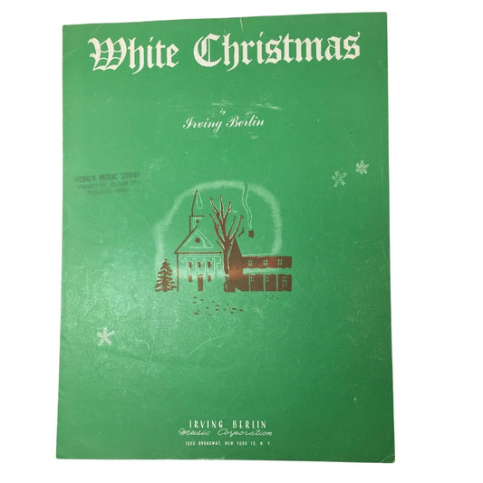 ''White Christmas'' by Irving Berlin Sheet Music - A+ Stuff - SHEET MUSIC - A+ Stuff