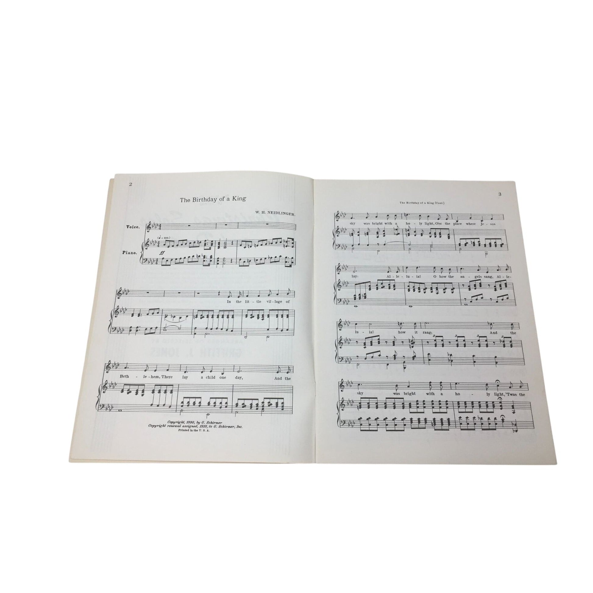 vintage 1949 songbook titled Christmas Solos and Duets arranged A+ Stuff  A+ Stuff Sheet Music