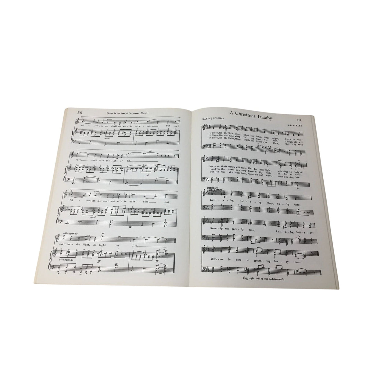 vintage 1949 songbook titled Christmas Solos and Duets arranged A+ Stuff  A+ Stuff Sheet Music