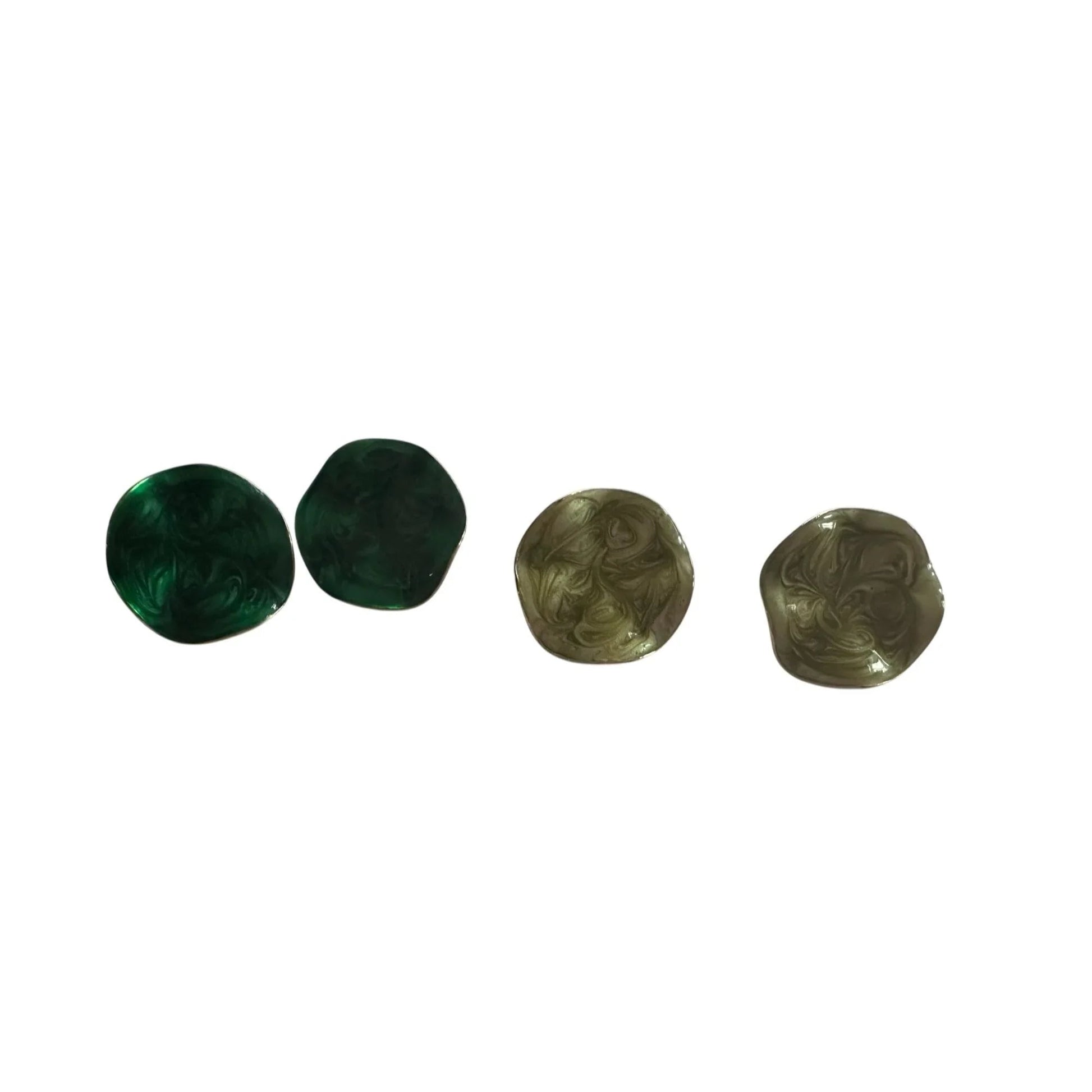 Women's AVON Pearlized Ruffle Earrings (2 Pairs) - avon - earrings - A+ Stuff
