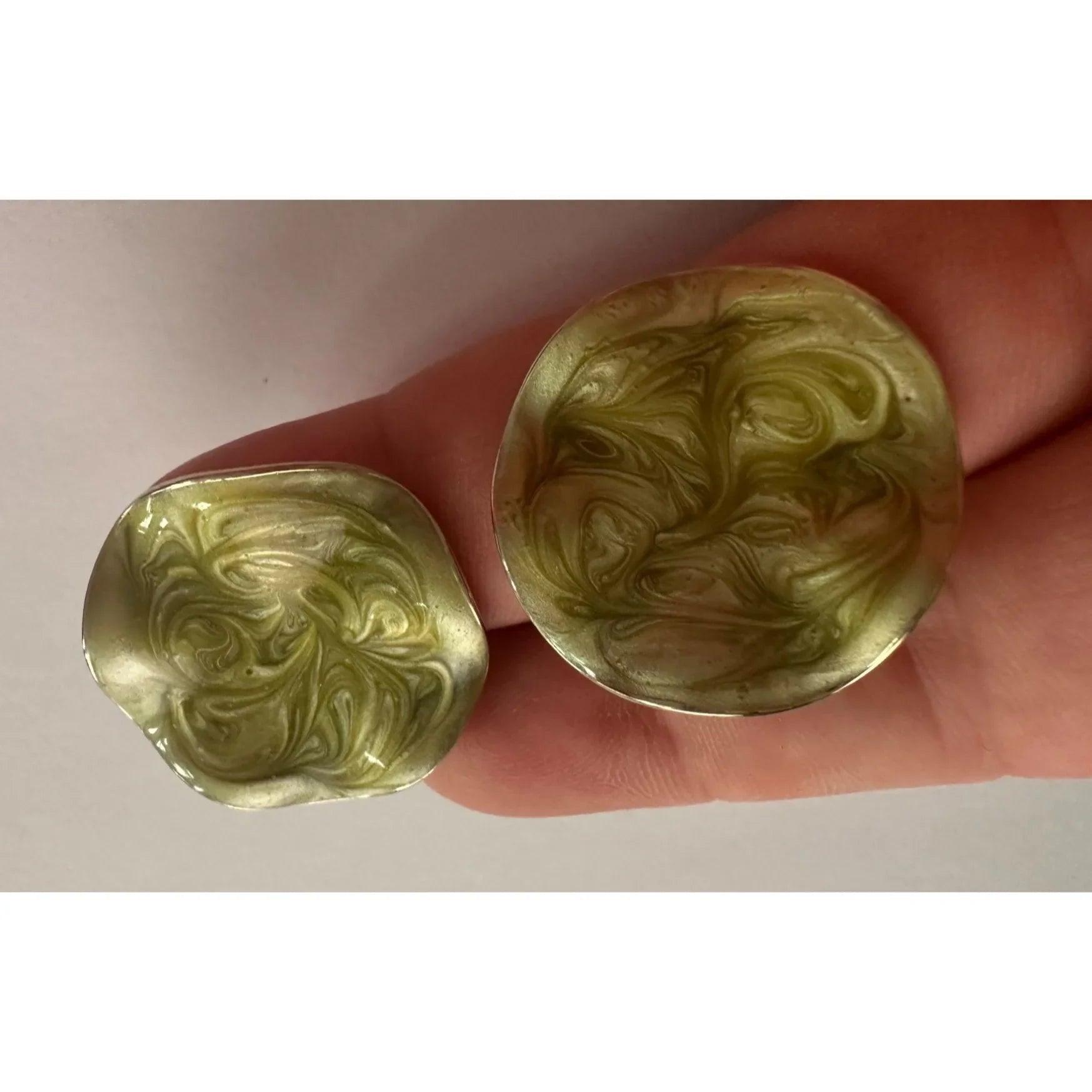Women's AVON Pearlized Ruffle Earrings (2 Pairs) - avon - earrings - A+ Stuff