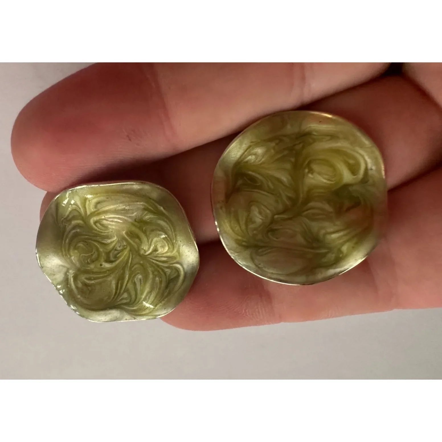 Women's AVON Pearlized Ruffle Earrings (2 Pairs) - avon - earrings - A+ Stuff