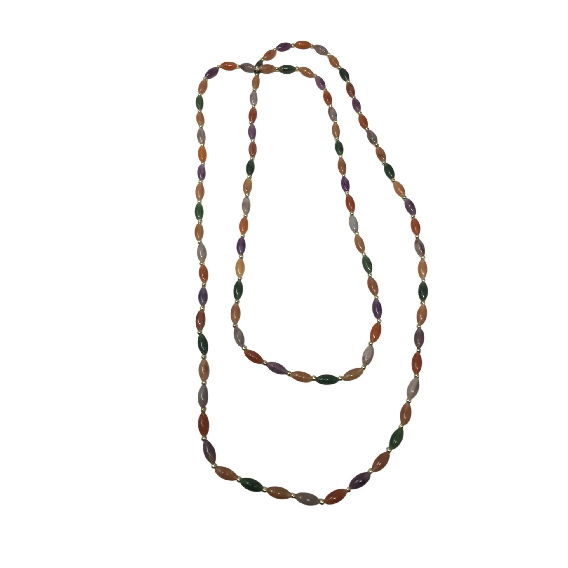 Women's Beaded Colorful Necklace - A+ Stuff - Necklace - A+ Stuff