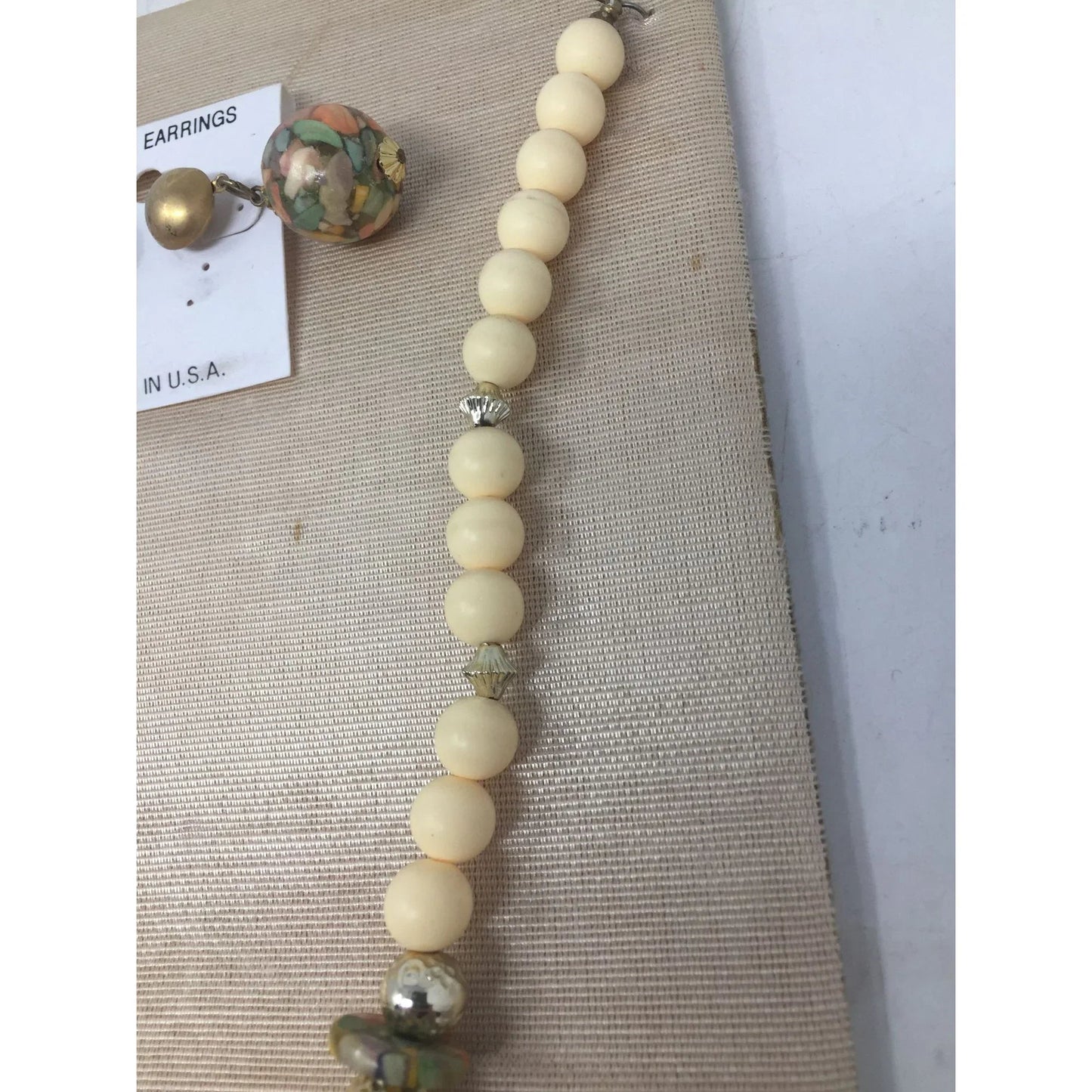 Women's Beautiful Beaded Necklace with Matching Dangle Fashion Earrings - A+ Stuff - Necklaces - A+ Stuff